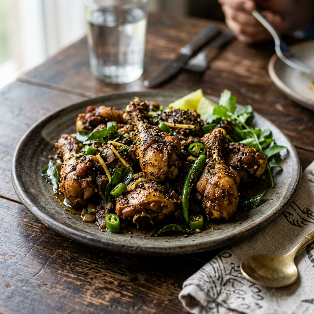 Chicken Pepper Fry